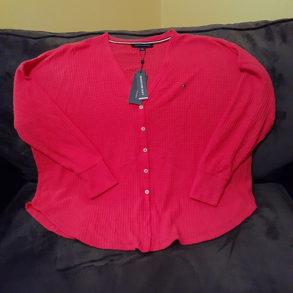 💼Tommy Hilfiger Signature Soft VNeck - Picture 2 of 3